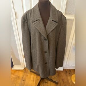 Michael Kors Dark Brown Pea Coat